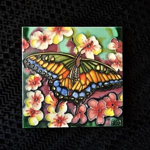 Ping Butterfly Ceramic Tile